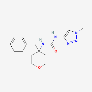 1-(4-Benzyloxan-4-yl)-3-(1-methyltriazol-4-yl)urea