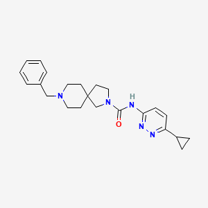 8-benzyl-N-(6-cyclopropylpyridazin-3-yl)-2,8-diazaspiro[4.5]decane-2-carboxamide