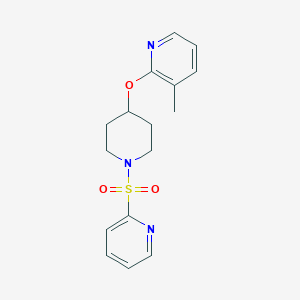 3-Methyl-2-(1-pyridin-2-ylsulfonylpiperidin-4-yl)oxypyridine