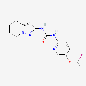 1-[5-(Difluoromethoxy)pyridin-2-yl]-3-(4,5,6,7-tetrahydropyrazolo[1,5-a]pyridin-2-yl)urea