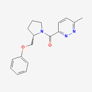 (6-methylpyridazin-3-yl)-[(2S)-2-(phenoxymethyl)pyrrolidin-1-yl]methanone