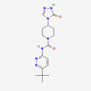 N-(6-tert-butylpyridazin-3-yl)-4-(5-oxo-1H-1,2,4-triazol-4-yl)piperidine-1-carboxamide