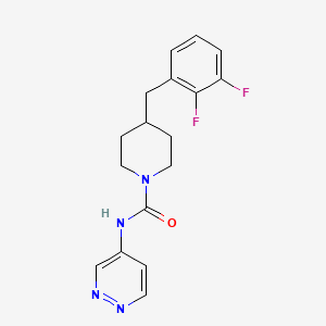 4-[(2,3-difluorophenyl)methyl]-N-pyridazin-4-ylpiperidine-1-carboxamide