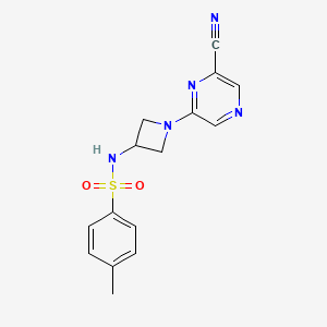 N-[1-(6-cyanopyrazin-2-yl)azetidin-3-yl]-4-methylbenzenesulfonamide