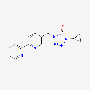 1-Cyclopropyl-4-[(6-pyridin-2-ylpyridin-3-yl)methyl]tetrazol-5-one