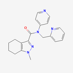 1-methyl-N-pyridin-4-yl-N-(pyridin-2-ylmethyl)-4,5,6,7-tetrahydroindazole-3-carboxamide