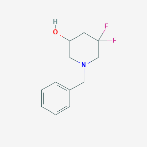 1-Benzyl-5,5-difluoropiperidin-3-ol