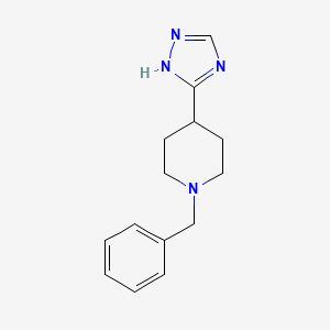 1-benzyl-4-(1H-1,2,4-triazol-5-yl)piperidine