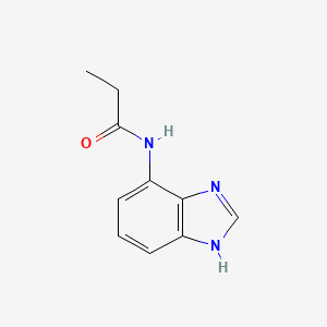 N-(1H-benzimidazol-4-yl)propanamide