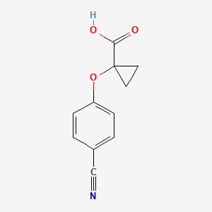 1-(4-Cyanophenoxy)cyclopropane-1-carboxylic acid