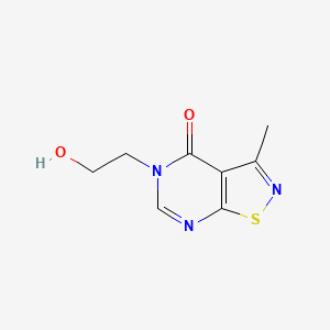 5-(2-Hydroxyethyl)-3-methyl-[1,2]thiazolo[5,4-d]pyrimidin-4-one