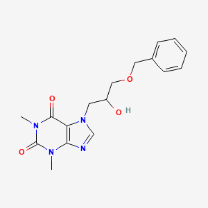 7-(2-Hydroxy-3-phenylmethoxypropyl)-1,3-dimethylpurine-2,6-dione