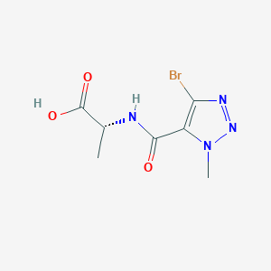 (2R)-2-[(5-bromo-3-methyltriazole-4-carbonyl)amino]propanoic acid