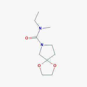 N-ethyl-N-methyl-1,4-dioxa-7-azaspiro[4.4]nonane-7-carboxamide