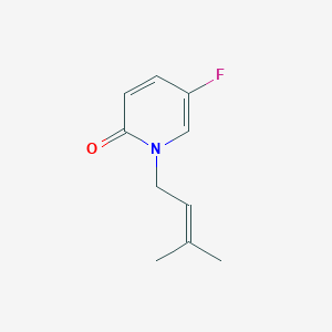 5-Fluoro-1-(3-methylbut-2-enyl)pyridin-2-one