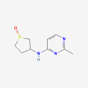 2-methyl-N-(1-oxothiolan-3-yl)pyrimidin-4-amine