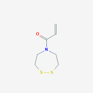 1-(1,2,5-Dithiazepan-5-yl)prop-2-en-1-one