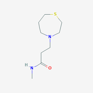 N-methyl-3-(1,4-thiazepan-4-yl)propanamide