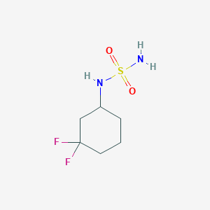 1,1-Difluoro-3-(sulfamoylamino)cyclohexane