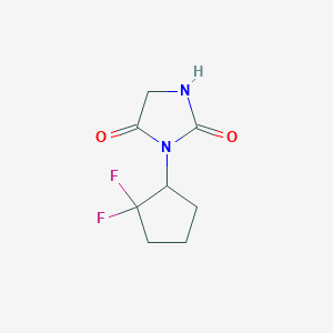 3-(2,2-Difluorocyclopentyl)imidazolidine-2,4-dione