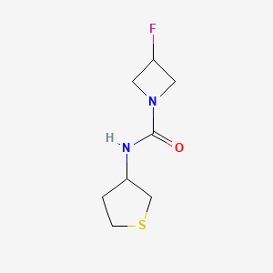 3-fluoro-N-(thiolan-3-yl)azetidine-1-carboxamide