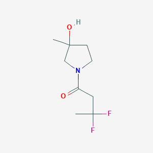 3,3-Difluoro-1-(3-hydroxy-3-methylpyrrolidin-1-yl)butan-1-one