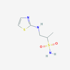 1-(1,3-Thiazol-2-ylamino)propane-2-sulfonamide