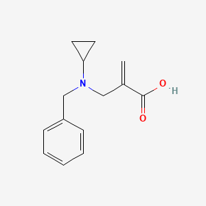 2-[[Benzyl(cyclopropyl)amino]methyl]prop-2-enoic acid