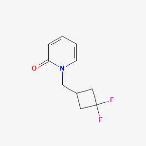 1-[(3,3-Difluorocyclobutyl)methyl]pyridin-2-one