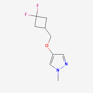 4-[(3,3-Difluorocyclobutyl)methoxy]-1-methylpyrazole