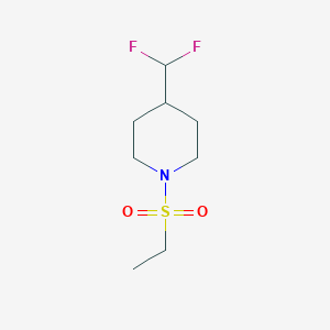 4-(Difluoromethyl)-1-ethylsulfonylpiperidine