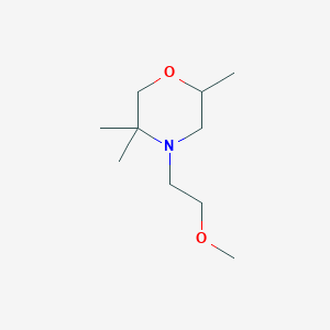 4-(2-Methoxyethyl)-2,5,5-trimethylmorpholine