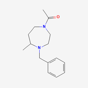 1-(4-Benzyl-5-methyl-1,4-diazepan-1-yl)ethanone