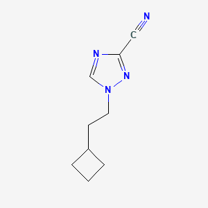 1-(2-Cyclobutylethyl)-1,2,4-triazole-3-carbonitrile