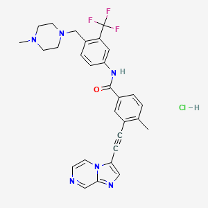 molecular formula C29H28ClF3N6O B6894717 Ponatinib mono-hcl 