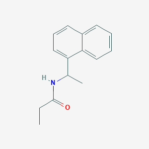 N-(1-naphthalen-1-ylethyl)propanamide