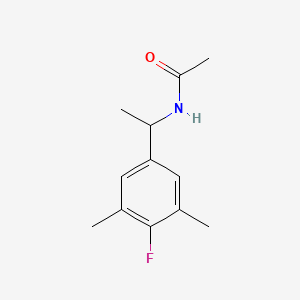 N-[1-(4-fluoro-3,5-dimethylphenyl)ethyl]acetamide