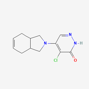 4-(1,3,3a,4,7,7a-hexahydroisoindol-2-yl)-5-chloro-1H-pyridazin-6-one