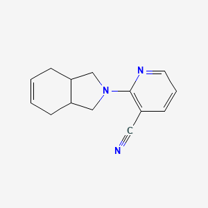 2-(1,3,3a,4,7,7a-Hexahydroisoindol-2-yl)pyridine-3-carbonitrile