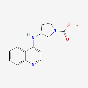 Methyl 3-(quinolin-4-ylamino)pyrrolidine-1-carboxylate