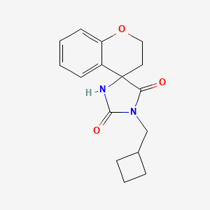 3'-(Cyclobutylmethyl)spiro[2,3-dihydrochromene-4,5'-imidazolidine]-2',4'-dione