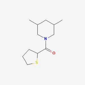 (3,5-Dimethylpiperidin-1-yl)-(thiolan-2-yl)methanone