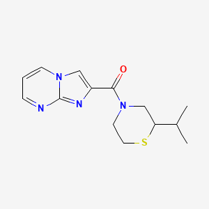 Imidazo[1,2-a]pyrimidin-2-yl-(2-propan-2-ylthiomorpholin-4-yl)methanone