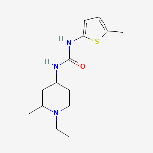 1-(1-Ethyl-2-methylpiperidin-4-yl)-3-(5-methylthiophen-2-yl)urea