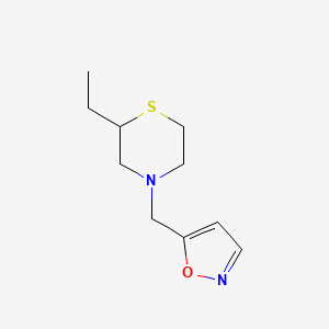 5-[(2-Ethylthiomorpholin-4-yl)methyl]-1,2-oxazole