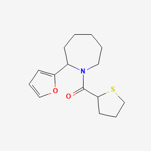 [2-(Furan-2-yl)azepan-1-yl]-(thiolan-2-yl)methanone