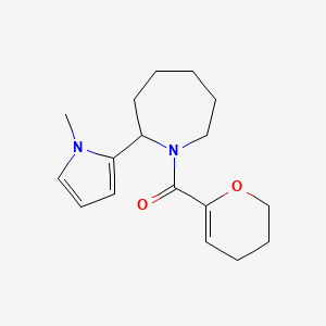 3,4-dihydro-2H-pyran-6-yl-[2-(1-methylpyrrol-2-yl)azepan-1-yl]methanone