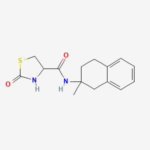 N-(2-methyl-3,4-dihydro-1H-naphthalen-2-yl)-2-oxo-1,3-thiazolidine-4-carboxamide