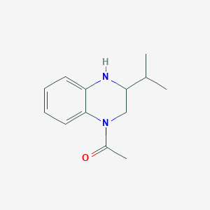 1-(3-propan-2-yl-3,4-dihydro-2H-quinoxalin-1-yl)ethanone