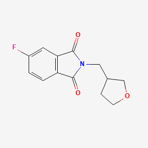 5-Fluoro-2-(oxolan-3-ylmethyl)isoindole-1,3-dione